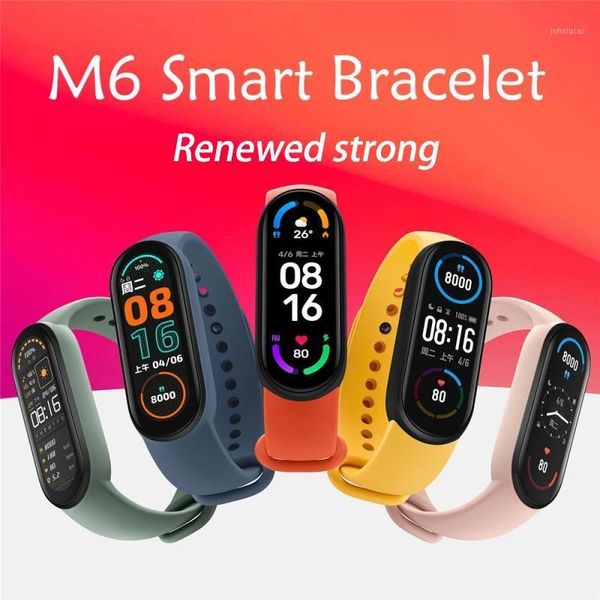 smart wristbands watch sports band m5 smartband women's bracelets pedometer m6 heart rate monitor men's bracelet1
smart wristbands watch sports band m5 smartband women's bracelets pedometer m6 heart rate monitor men's bracelet1