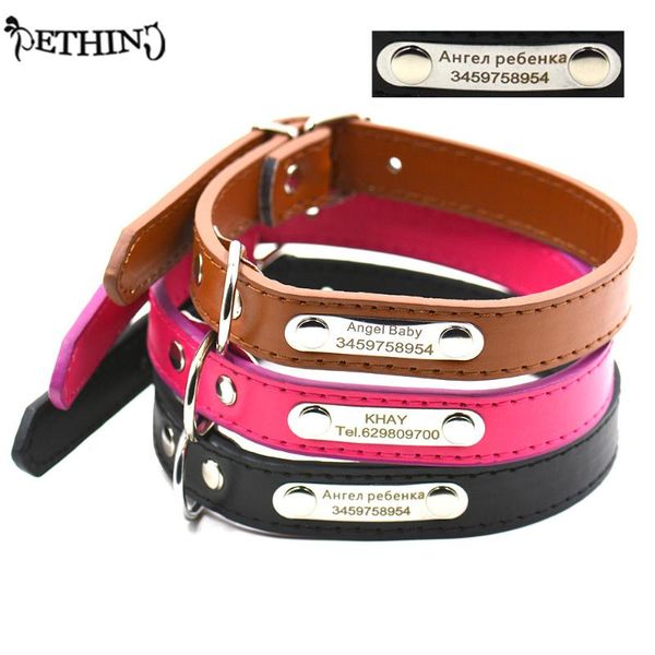 dog customized tag engraving diy customized pet collar with name phone number leather dog collar tag pet
dog customized tag engraving diy customized pet collar with name phone number leather dog collar tag pet
