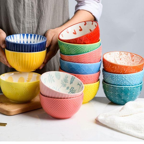 embossed rice bowl heat insulation japanese style ceramic bowl household dinner soup 4.5 inch dessert snack small
embossed rice bowl heat insulation japanese style ceramic bowl household dinner soup 4.5 inch dessert snack small