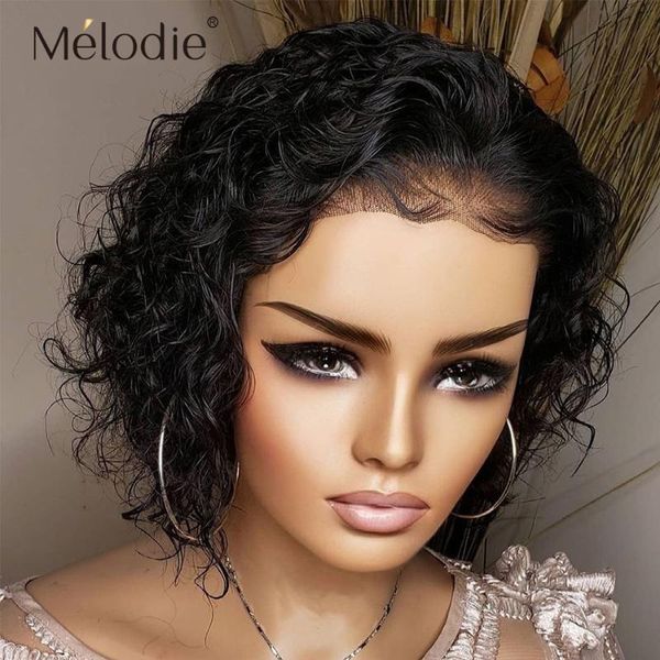 lace wigs melodie pixie cut short curly bob wig closure human hair brazilian remy preplucked with baby, Black;brown
lace wigs melodie pixie cut short curly bob wig closure human hair brazilian remy preplucked with baby, Black;brown