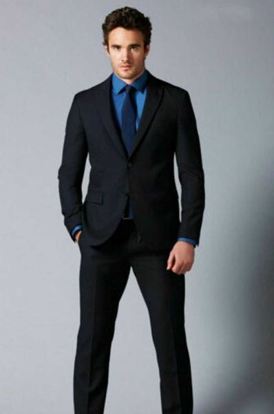 men's suits & blazers 2021 handsome mens black 2 piece (coat+pants) peaked lapel costume homme wedding grooms dinner casual party, White;black
men's suits & blazers 2021 handsome mens black 2 piece (coat+pants) peaked lapel costume homme wedding grooms dinner casual party, White;black