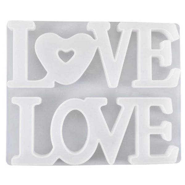 diy love home family silicone mold love sign word mold epoxy resin molds art crafts