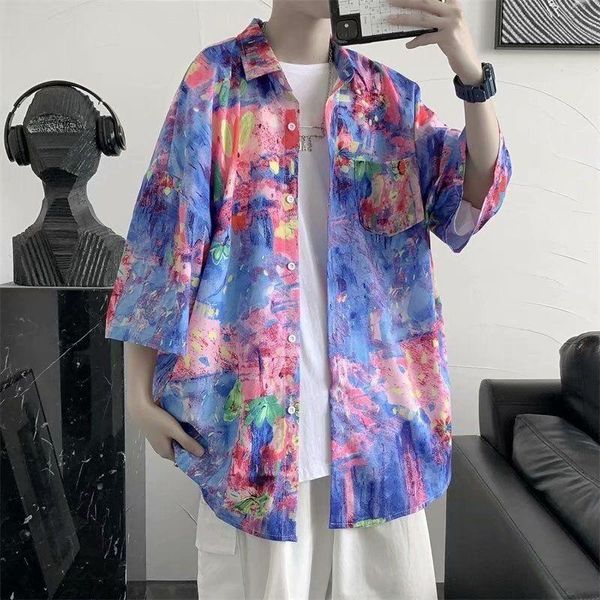 men's casual shirts 2021 loose hip hop style short sleeve cartoon printing fashion trend camisa masculina size -2xl, White;black
men's casual shirts 2021 loose hip hop style short sleeve cartoon printing fashion trend camisa masculina size -2xl, White;black