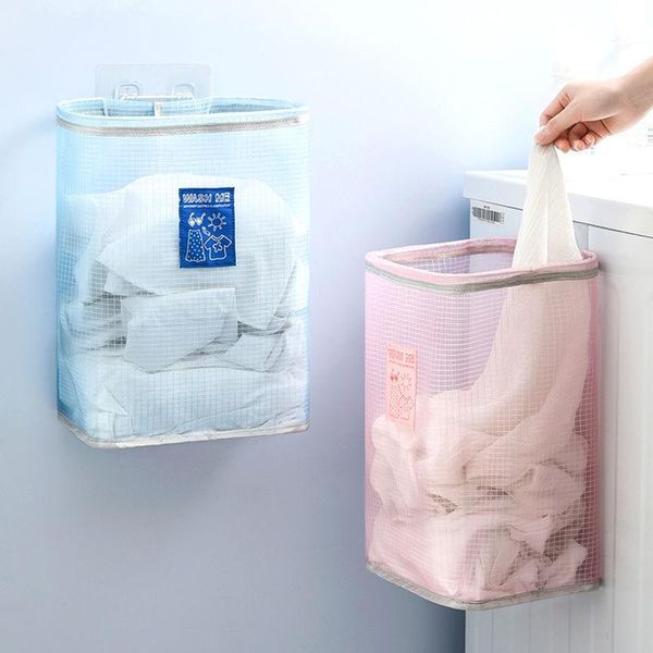 laundry bags wall mounted basket foldable dirty clothes hanging mesh bag toy storage bucket bathroom organizer
laundry bags wall mounted basket foldable dirty clothes hanging mesh bag toy storage bucket bathroom organizer