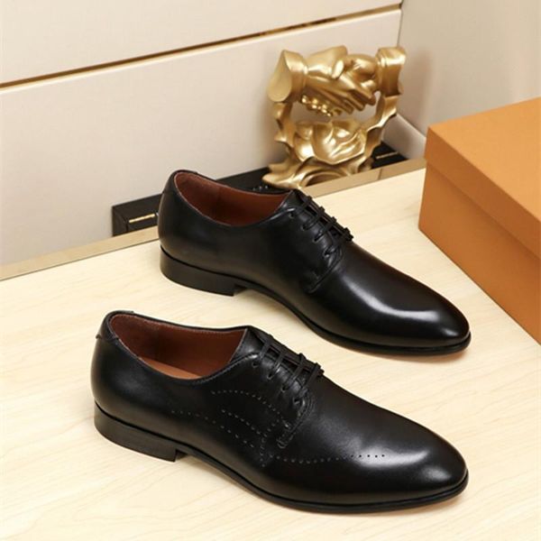 dress shoes fashion men genuine leather lace up pointed business for size 38-45, Black
dress shoes fashion men genuine leather lace up pointed business for size 38-45, Black
