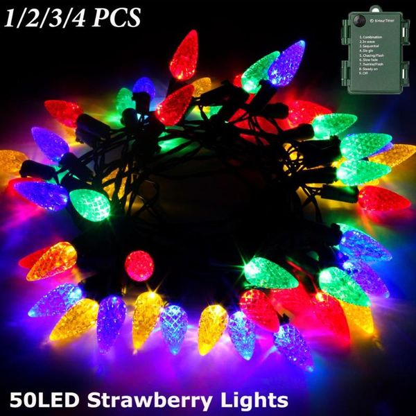 stillcool christmas string lights, 16.4ft 50led strawberry light, garden roof party lamp, indoor xmas tree decoration light
stillcool christmas string lights, 16.4ft 50led strawberry light, garden roof party lamp, indoor xmas tree decoration light