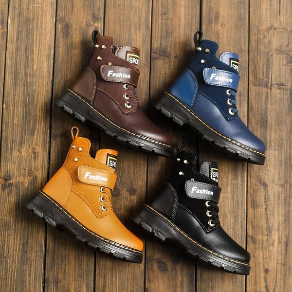 boots children autumn and winter leather school boy shoes fashion in the calf snow plush warm waterproof kids, Black;grey
boots children autumn and winter leather school boy shoes fashion in the calf snow plush warm waterproof kids, Black;grey