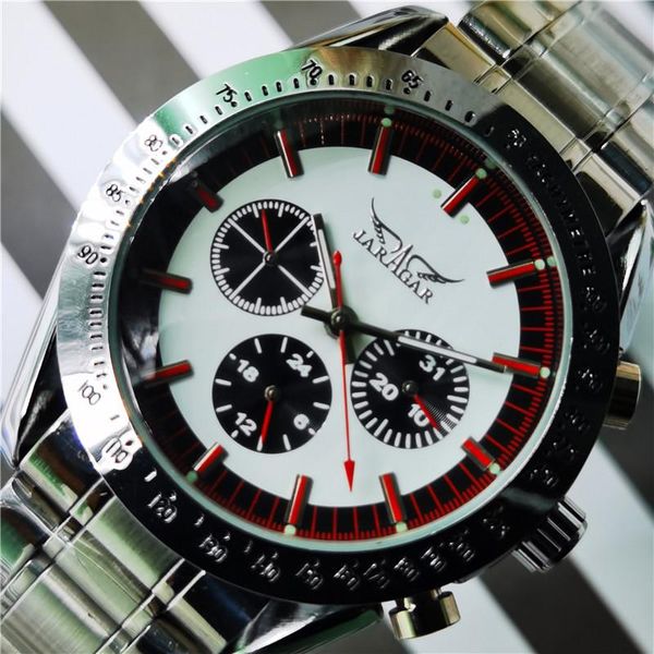 wristwatches jaragar men mechanical watch automatic wristwatch stainless steel style auto date sport watches male gift clock, Slivery;brown
wristwatches jaragar men mechanical watch automatic wristwatch stainless steel style auto date sport watches male gift clock, Slivery;brown