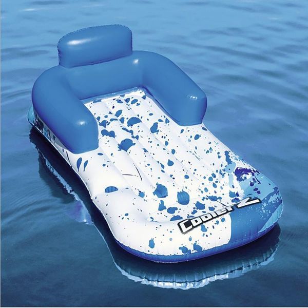 inflatable floats & tubes 2021 est giant blue deck chair pool float summer air bed folding island beach lounger floating raft swim board 
inflatable floats & tubes 2021 est giant blue deck chair pool float summer air bed folding island beach lounger floating raft swim board