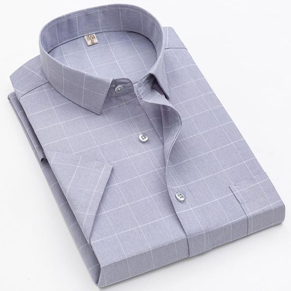 arrival shirt man summer thin single pocket casual social foraml check office workwear button slim fit collor mens clothing men's dress, White;black
arrival shirt man summer thin single pocket casual social foraml check office workwear button slim fit collor mens clothing men's dress, White;black
