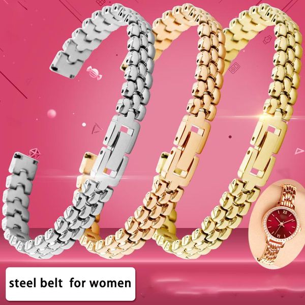watch bands the small steel watchband for s-warovski female star water drill c-k t-isuo stainless chain 6 8 10 12 14mm women's, Black;brown
watch bands the small steel watchband for s-warovski female star water drill c-k t-isuo stainless chain 6 8 10 12 14mm women's, Black;brown