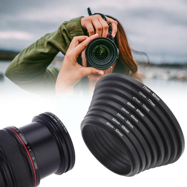 lens adapters & mounts 7pcs metal step up rings adapter filter set 49-52-55-58-62-67-72-77mm alloy 49-77mm universal aluminum ri b6t2
lens adapters & mounts 7pcs metal step up rings adapter filter set 49-52-55-58-62-67-72-77mm alloy 49-77mm universal aluminum ri b6t2