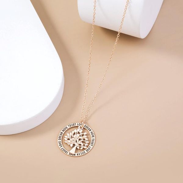 chains classic retro style jewelry on the neck rose gold metal tree of life pendant necklaces for women simple trendy chain necklace, Silver
chains classic retro style jewelry on the neck rose gold metal tree of life pendant necklaces for women simple trendy chain necklace, Silver