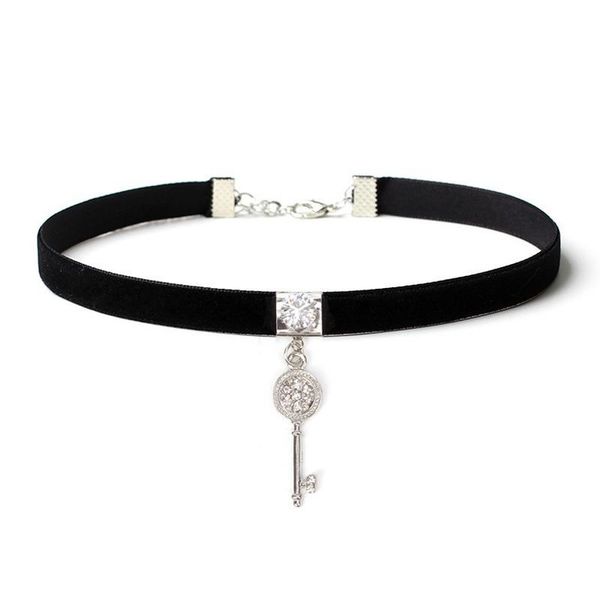 chains gothic necklace for women 2021 fashion jewelry choker pendant crystal key model gifts wholesale, Silver
chains gothic necklace for women 2021 fashion jewelry choker pendant crystal key model gifts wholesale, Silver