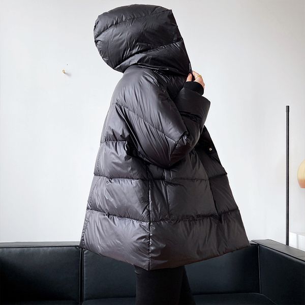 2021 mooirue winter loose coat hooded white duck down jacket for women fall new korean y thermalcoat nm6t, Black
2021 mooirue winter loose coat hooded white duck down jacket for women fall new korean y thermalcoat nm6t, Black