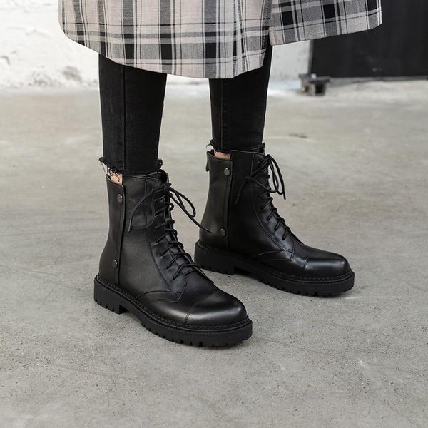 boots fahion shoes woman heels 2021 fashion genuine letaher ankle for women chunky platform wedding motorcycle, Black
boots fahion shoes woman heels 2021 fashion genuine letaher ankle for women chunky platform wedding motorcycle, Black