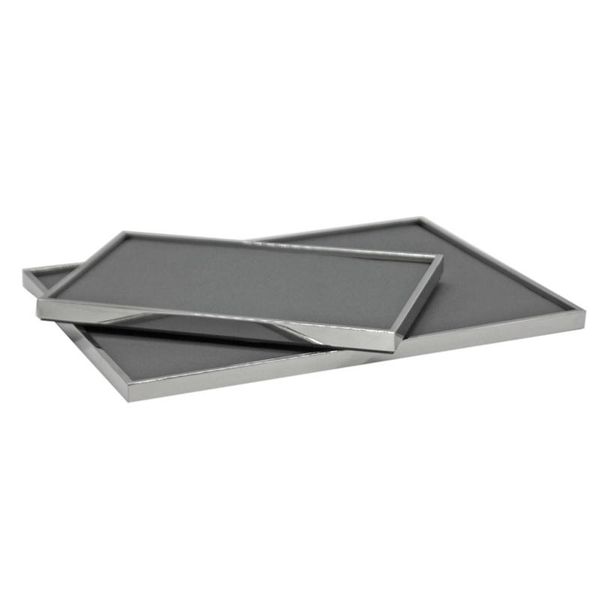 jewelry pouches, bags 2 pcs stainless steel tray display flannel silver color shiny, Pink;blue
jewelry pouches, bags 2 pcs stainless steel tray display flannel silver color shiny, Pink;blue