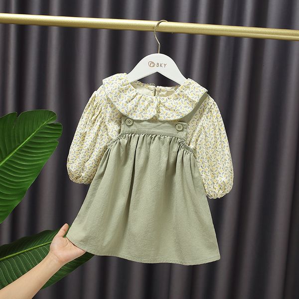 2021 spring new born girl's clothes floral shirt braces skirt suit baby sets for a year's anniversary 7oca, White
2021 spring new born girl's clothes floral shirt braces skirt suit baby sets for a year's anniversary 7oca, White