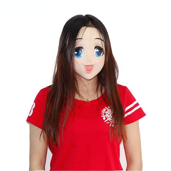 costume accessories halloween mask latex rubber anime blue eyed girl cartoon female cosplay funny, Silver
costume accessories halloween mask latex rubber anime blue eyed girl cartoon female cosplay funny, Silver
