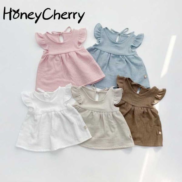 summer girl set cute and sweet sleeveless baby girl candy color short sleeve set baby girl clothes 210701, White
summer girl set cute and sweet sleeveless baby girl candy color short sleeve set baby girl clothes 210701, White