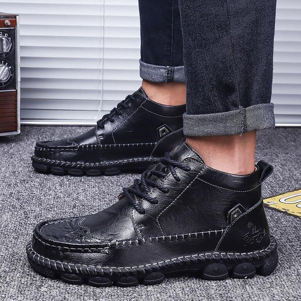 boots reetene men's leather ankle men vintage army fur plush snow outdoor waterproof cotton, Black
boots reetene men's leather ankle men vintage army fur plush snow outdoor waterproof cotton, Black
