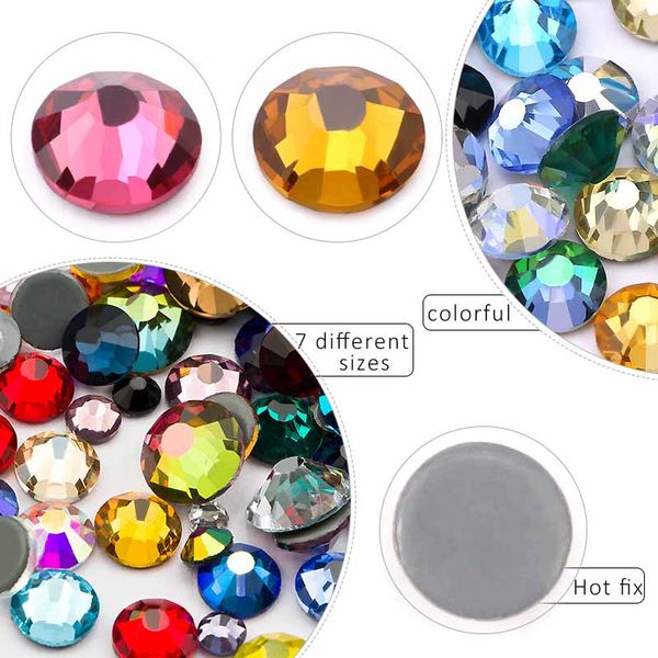 loose diamonds ss6-ss30 multi-color crystal ab fix rhinestone crystal super glitter strass iron on rhinestones for nail art fabric garment, Black
loose diamonds ss6-ss30 multi-color crystal ab fix rhinestone crystal super glitter strass iron on rhinestones for nail art fabric garment, Black