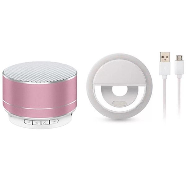 flash heads a10u wireless speaker mini bluetooth (rose gold) with rechargeable self led ring light
flash heads a10u wireless speaker mini bluetooth (rose gold) with rechargeable self led ring light
