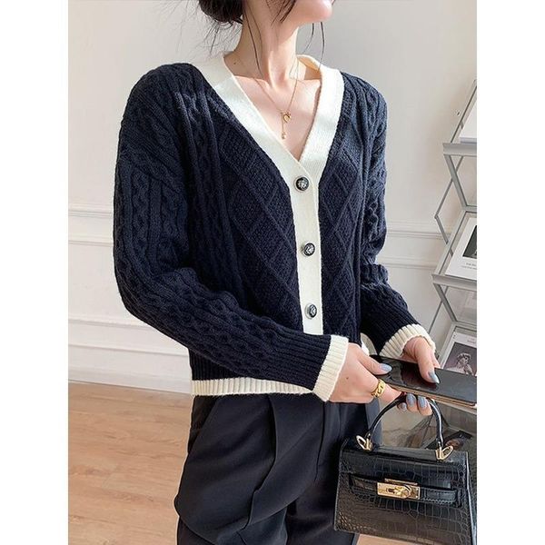 women's knits & tees vintage ladies knitted cardigans sweaters women long sleeve v-neck korean office fashion 2022 autumn winter y789, White
women's knits & tees vintage ladies knitted cardigans sweaters women long sleeve v-neck korean office fashion 2022 autumn winter y789, White