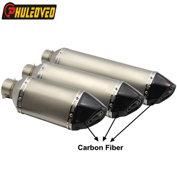 motorcycle exhaust system phuleoveo universal 51mm 61mm muffler left side motorbike escape carbon fiber end tip baffl
motorcycle exhaust system phuleoveo universal 51mm 61mm muffler left side motorbike escape carbon fiber end tip baffl