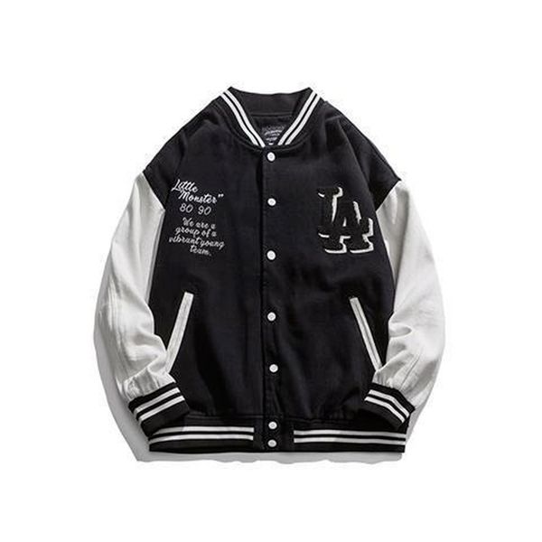 street retro embroidery baseball uniform jacket men and women trendy brand hip-hop loose wild casual couples jacket 210723, Black;brown
street retro embroidery baseball uniform jacket men and women trendy brand hip-hop loose wild casual couples jacket 210723, Black;brown