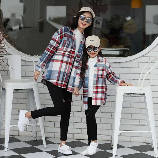 foreign of parents family children three wear a sle plaid shirt net red daughter coat son spring and autumn mother, Blue
foreign of parents family children three wear a sle plaid shirt net red daughter coat son spring and autumn mother, Blue