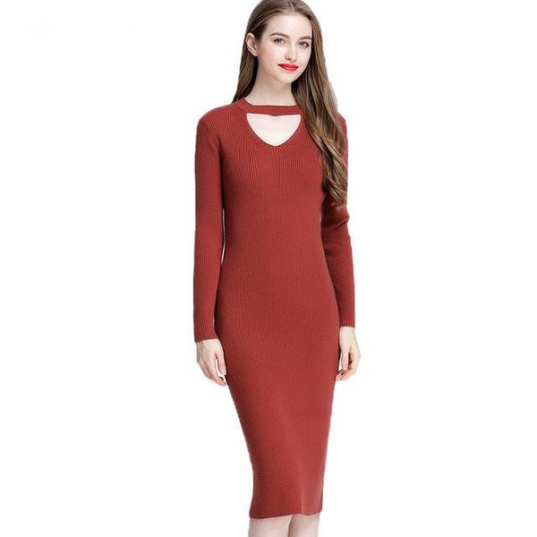 casual dresses autumn winter tight stretchy sweaters knitted dress women long maxi sweater pull vestidos party, Black;gray
casual dresses autumn winter tight stretchy sweaters knitted dress women long maxi sweater pull vestidos party, Black;gray
