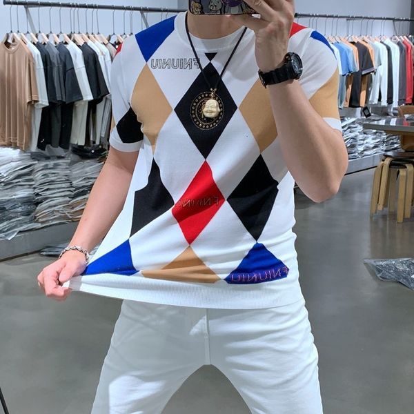 men's t-shirts diamond ice male mesh short sleeve summer fine color match around the neck shirt and half jk9x, White;black
men's t-shirts diamond ice male mesh short sleeve summer fine color match around the neck shirt and half jk9x, White;black