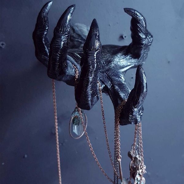 hooks & rails witch hand wall hanging resin sculpture features decoration creative props hook for keys or jewellery home decor crafts
hooks & rails witch hand wall hanging resin sculpture features decoration creative props hook for keys or jewellery home decor crafts