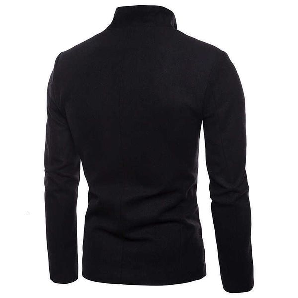 men's jackets stand collar long sleeve coats casual split male outerwears designer mens spring solid color e8xi, Black;brown
men's jackets stand collar long sleeve coats casual split male outerwears designer mens spring solid color e8xi, Black;brown