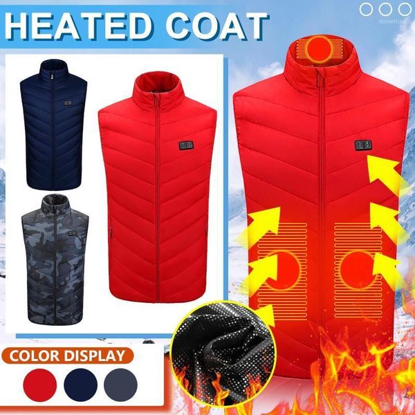 men's vests nine-zone dual-control three-speed temperature control vest thermostatic heating men women smart abrigo mujer invierno 2021, Black;white
men's vests nine-zone dual-control three-speed temperature control vest thermostatic heating men women smart abrigo mujer invierno 2021, Black;white