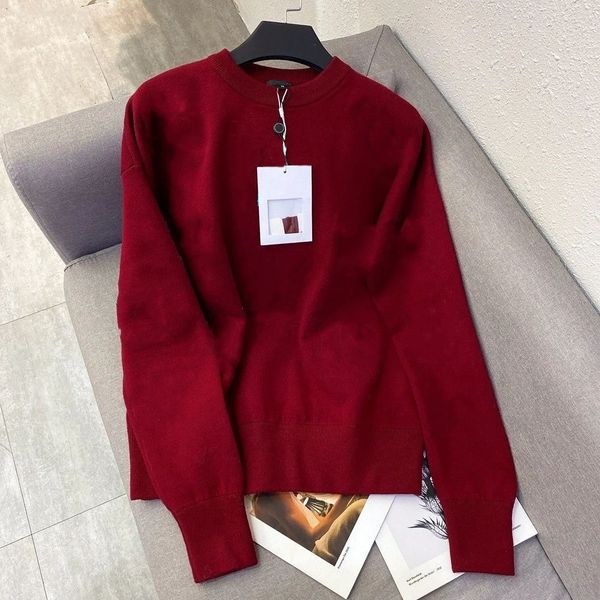 2021 autumn/winter fashion women's sweater comfortables and warm designer high-end red embroidered cashmere blend soft comfortable, White;black
2021 autumn/winter fashion women's sweater comfortables and warm designer high-end red embroidered cashmere blend soft comfortable, White;black