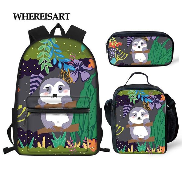 school bags whereisart custom funny sloth print cute kids girls backpack orthopedic primary book sac ecolier
school bags whereisart custom funny sloth print cute kids girls backpack orthopedic primary book sac ecolier