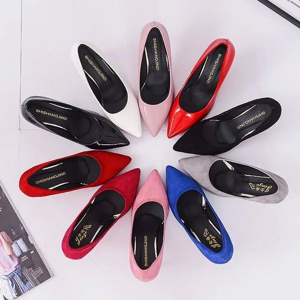 Womens Shoes Large Size Boats Shoes Woman High Heels Wedding Shoes Pumps zapatos mujer 2021 Thick Heels ladies Black RedDress, Rosy red
Womens Shoes Large Size Boats Shoes Woman High Heels Wedding Shoes Pumps zapatos mujer 2021 Thick Heels ladies Black RedDress, Rosy red