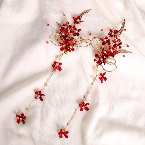 hair clips & barrettes red flower tassel hairpin chinese traditional style side clip styling piece for travel pography bn, Golden;silver
hair clips & barrettes red flower tassel hairpin chinese traditional style side clip styling piece for travel pography bn, Golden;silver