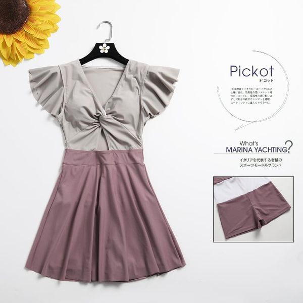 2021 women v-neck patchwork short sleeve one piece swimwear swimming bathing suit summer swim beach dress padded swimsuit
2021 women v-neck patchwork short sleeve one piece swimwear swimming bathing suit summer swim beach dress padded swimsuit