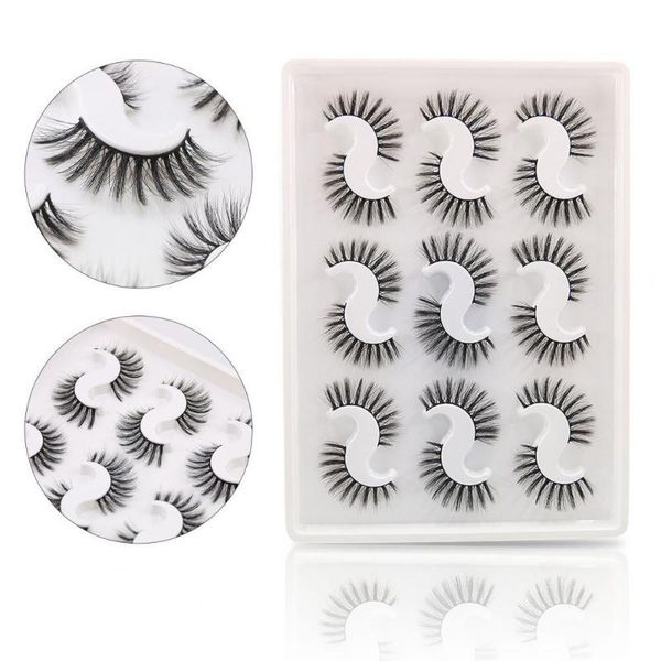 false eyelashes 9pairs attractive easy to apply fiber makeup extensions eye lashes for women
false eyelashes 9pairs attractive easy to apply fiber makeup extensions eye lashes for women