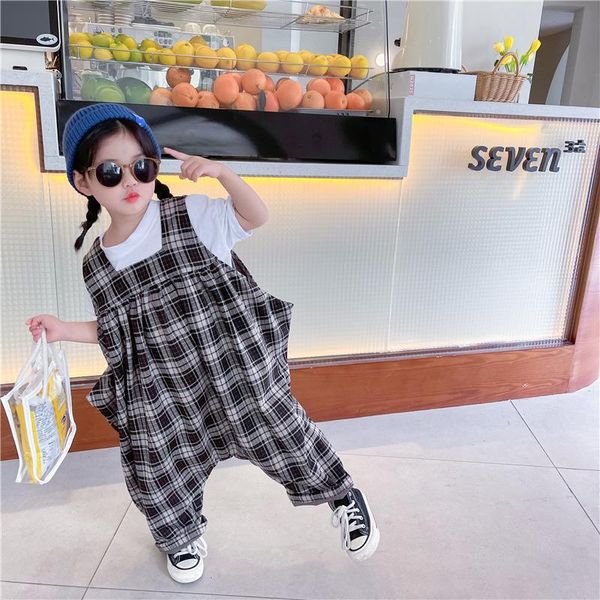 jumpsuits children's mori suspenders jumpsuit 2021 summer korean baby boys and girls slippery loose casual plaid overalls toddler trous, Blue
jumpsuits children's mori suspenders jumpsuit 2021 summer korean baby boys and girls slippery loose casual plaid overalls toddler trous, Blue