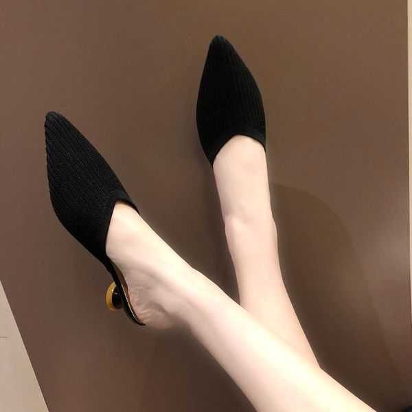 slippers 2021 women mule shoes woman fashion 3cm heels slides ladies casual summer outside female lady for, Black
slippers 2021 women mule shoes woman fashion 3cm heels slides ladies casual summer outside female lady for, Black
