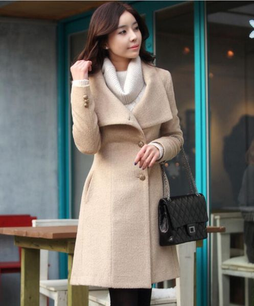european and american fashion and popular styles of solid color woolen women's coats, long-selling single-breasted women's coats, Black
european and american fashion and popular styles of solid color woolen women's coats, long-selling single-breasted women's coats, Black