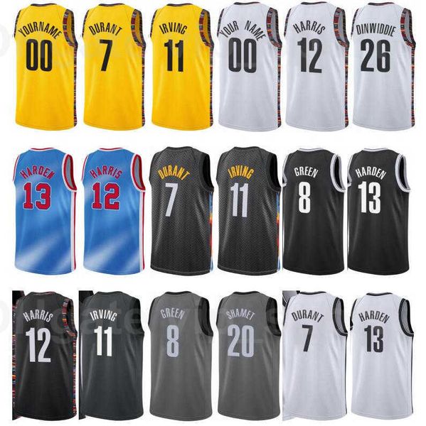 print city earned edition basketball joe harris jersey 12 spencer dinwiddie 26 james harden 13 kyrie irving 11 kevin durant 7 custom name, Black
print city earned edition basketball joe harris jersey 12 spencer dinwiddie 26 james harden 13 kyrie irving 11 kevin durant 7 custom name, Black
