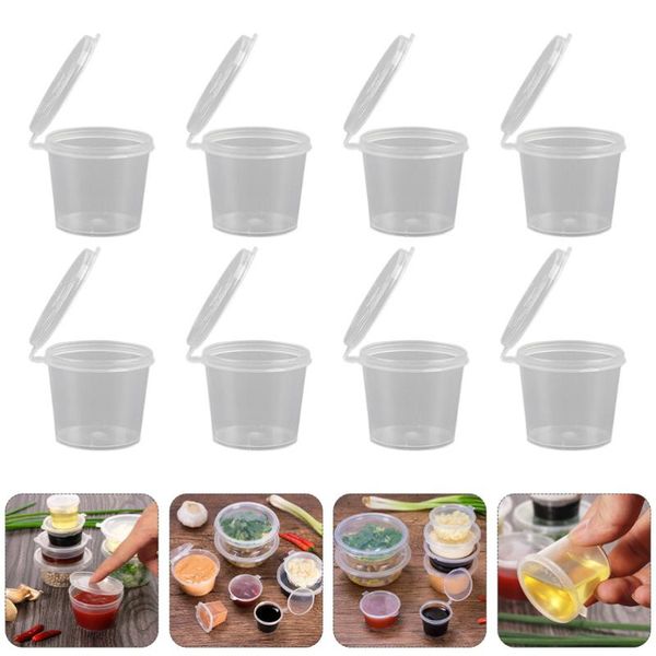 storage bottles & jars 1 set 200 pcs disposable sauce cups portion (transparent)
storage bottles & jars 1 set 200 pcs disposable sauce cups portion (transparent)