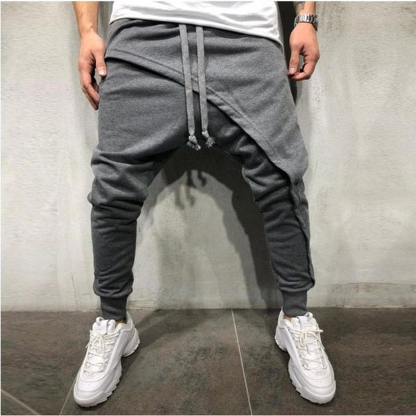 men's pants 2021 men pencil trouser asymetric layered jogger hip hop streetwear casual drawstring close bottom, Black
men's pants 2021 men pencil trouser asymetric layered jogger hip hop streetwear casual drawstring close bottom, Black
