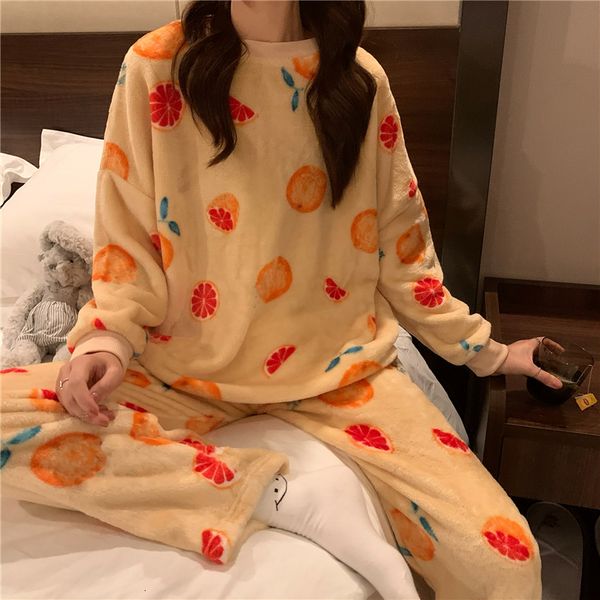 female fashion homewear set 2021 autumn/winter new flannel comfortable soft longsleeve wax pyjamas rqil, Black;red
female fashion homewear set 2021 autumn/winter new flannel comfortable soft longsleeve wax pyjamas rqil, Black;red