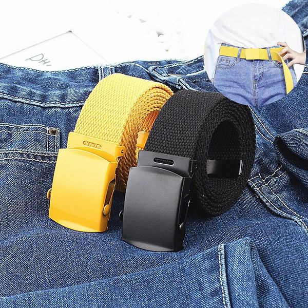 belts 1pc fashion women nylon belt buckle canvas thicken long cloth knitted waistband strap, Black;brown
belts 1pc fashion women nylon belt buckle canvas thicken long cloth knitted waistband strap, Black;brown